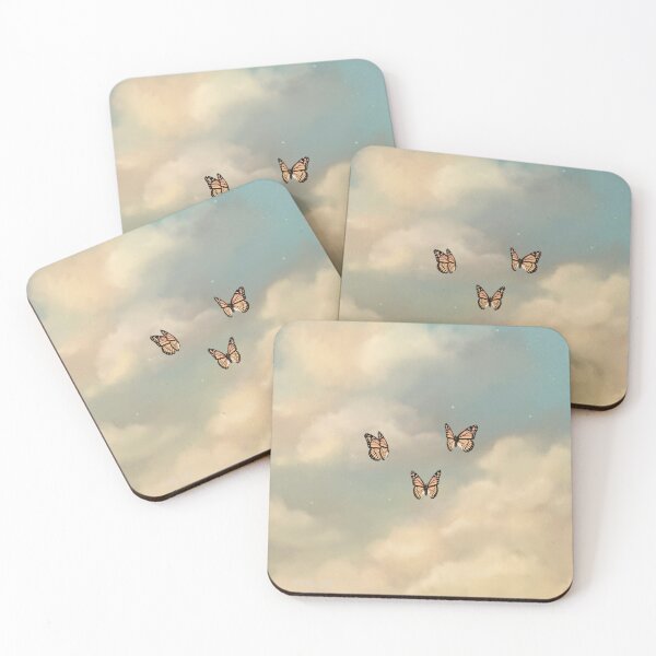 Item preview, Romantic Heaves Clouds Aesthetic Butterflies designed and sold by trajeado14.