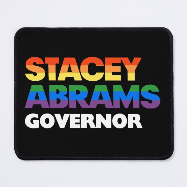 Item preview, Stacey Abrams 2026 Georgia Governor LGBT Gay Pride Rainbow  designed and sold by YikesForever.