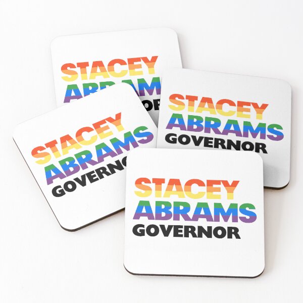 Item preview, Stacey Abrams 2026 Georgia Governor LGBT Gay Pride Rainbow  designed and sold by YikesForever.