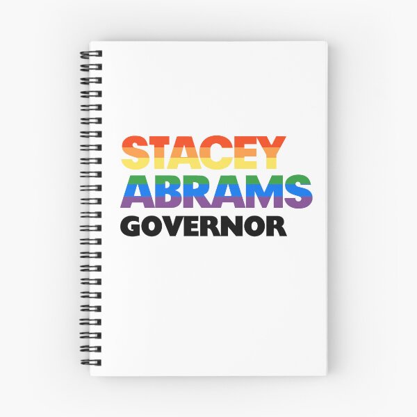 Item preview, Stacey Abrams 2026 Georgia Governor LGBT Gay Pride Rainbow  designed and sold by YikesForever.
