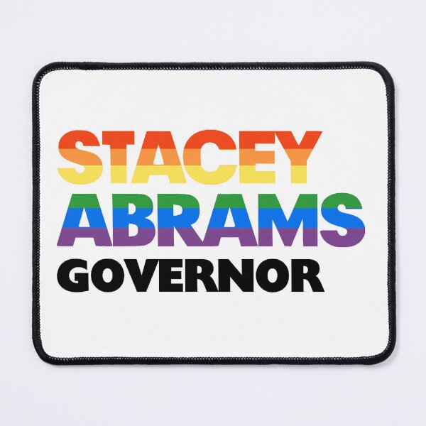 Item preview, Stacey Abrams 2026 Georgia Governor LGBT Gay Pride Rainbow  designed and sold by YikesForever.