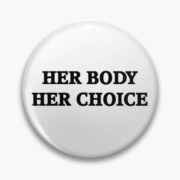Item preview, Her Body Her Choice black designed and sold by oxoxoxo.
