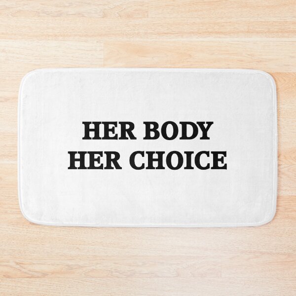 Item preview, Her Body Her Choice black designed and sold by oxoxoxo.
