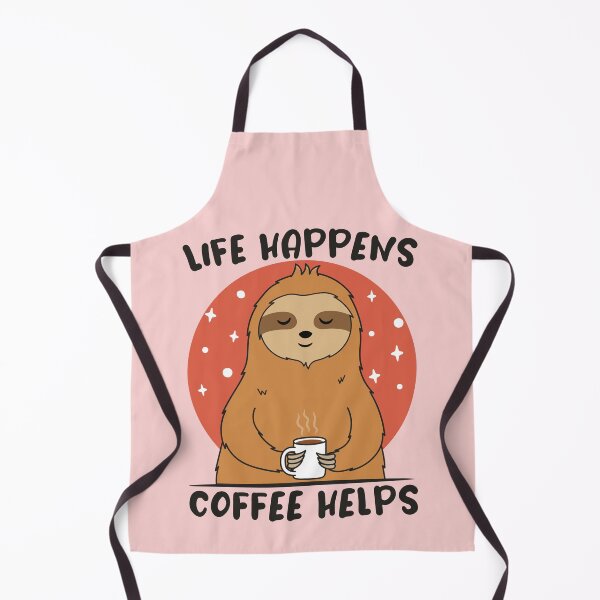 Item preview, Life Happens Coffee Helps - Cute Sloth - Light designed and sold by ttttee.