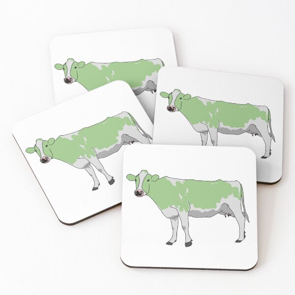 Item preview, Sage green cow designed and sold by Quincy Plotts.
