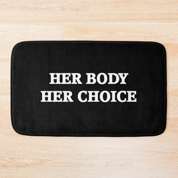 Item preview, Her Body Her Choice white designed and sold by oxoxoxo.