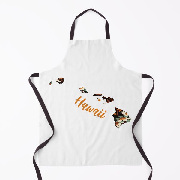 Item preview, Floral Map of USA States Hawaii - Map of Hawaii designed and sold by AmethystMurad.