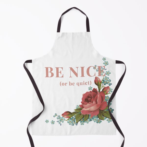 Item preview,  Be Nice or Be Quiet with Roses and Phlox designed and sold by rhombusOnion.
