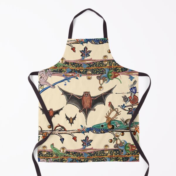 Item preview, WEIRD MEDIEVAL BESTIARY,FLYING BATS ,UNICORN AND KILLER RABBIT Collage by Bulgan Lumini designed and sold by BulganLumini.