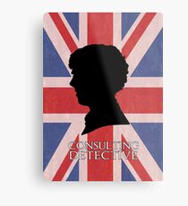 Consulting Detective Metal Print