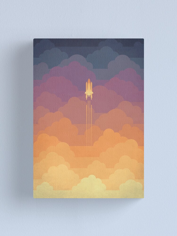 Alternate view of Clouds Canvas Print