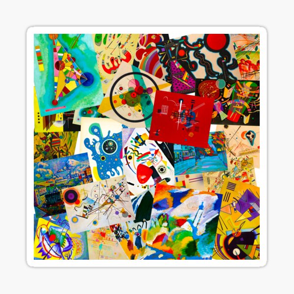 Item preview, Best Kandinsky Paintings designed and sold by gologodesigns.