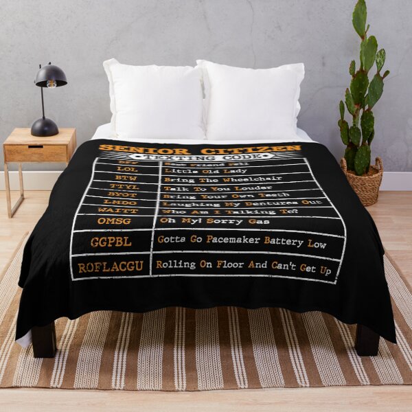 Item preview, Funny Senior Citizen's Texting Code For Old People Grandpa designed and sold by Best Designer.