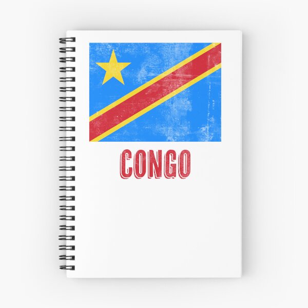 Item preview, Flag of the Democratic Republic of Congo "Grunge" look. designed and sold by KTSubz Faith & Fun Designs.