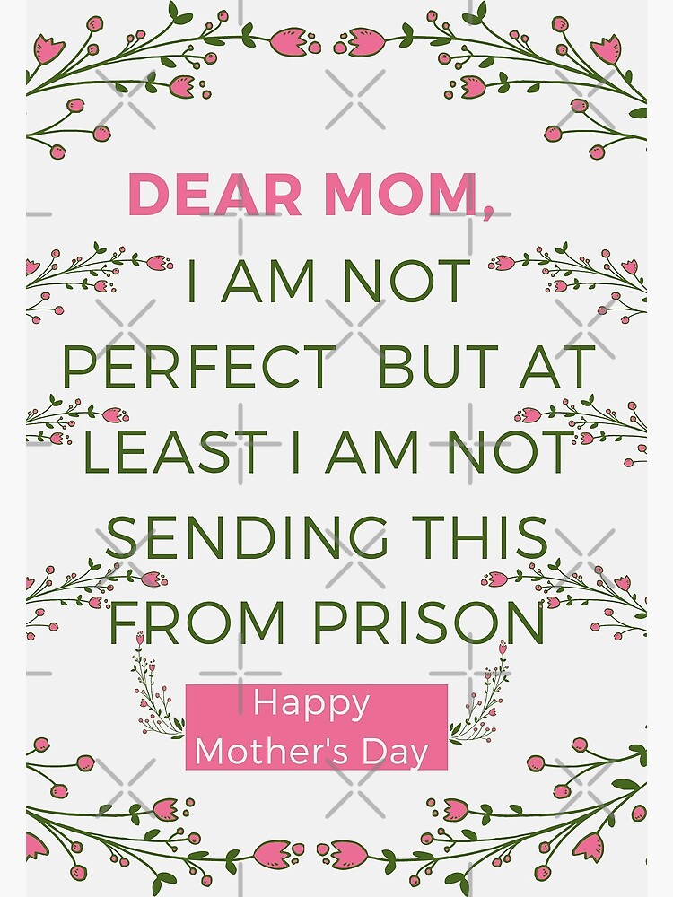 Funny Card For Mom, Mothers Day Card, Funny Card From Daughter and son,  funny Greeting Card for moms Greeting Card