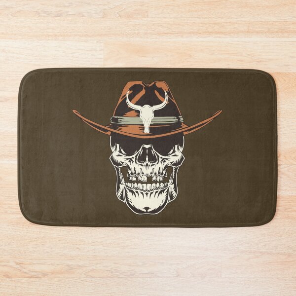 Item preview, Cool Vintage Rustic Rodeo Cowboy Skull Western designed and sold by CattlettArt.
