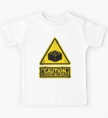Achte auf deine Schritte Kinder T-Shirt