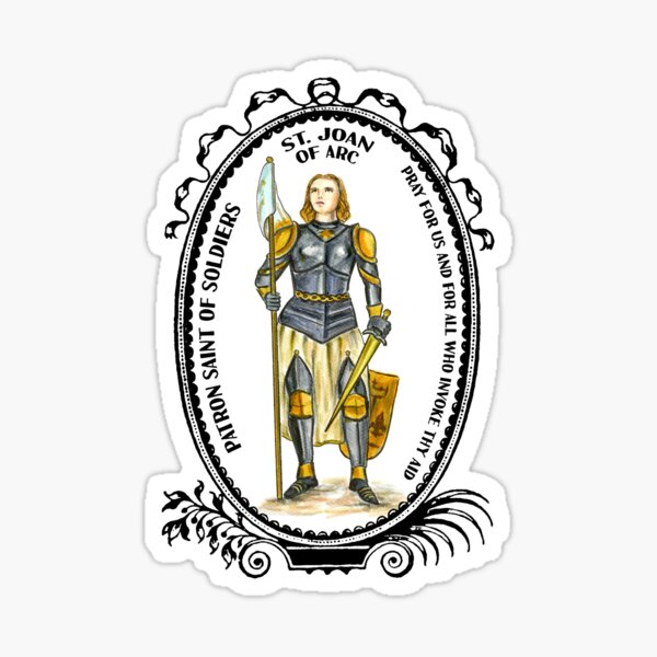 Item preview, Saint Joan of Arc Patron of Soldiers designed and sold by myaltar.