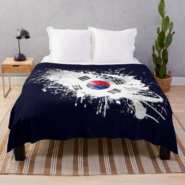 Item preview, South Korea Flag Paint Slash Art Kpop designed and sold by Jolly-Yosei.