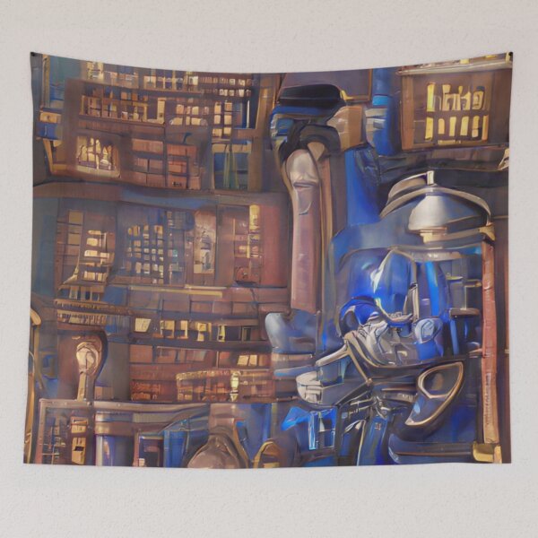 Item preview, Midnight Library designed and sold by ~.