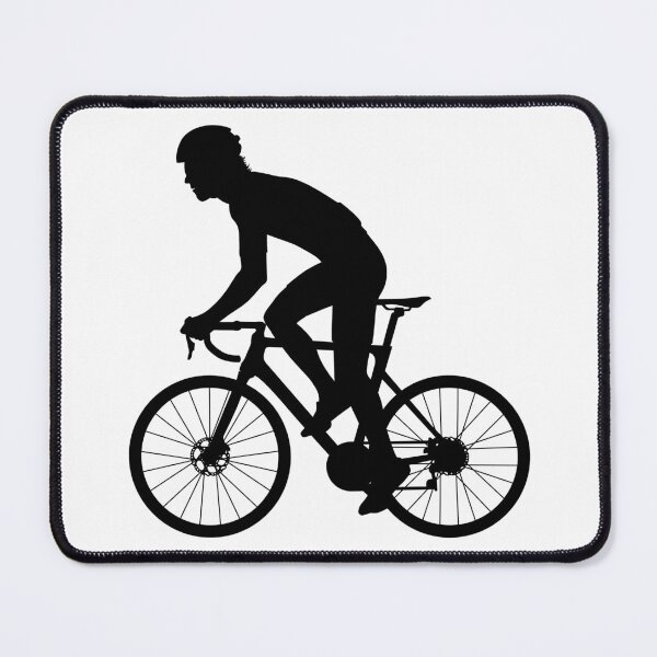 Item preview, Professional racing cyclist, sport cyclist riding a racing bike, triathlon street sport Aero road bike in motion.  designed and sold by Marcin Adrian.