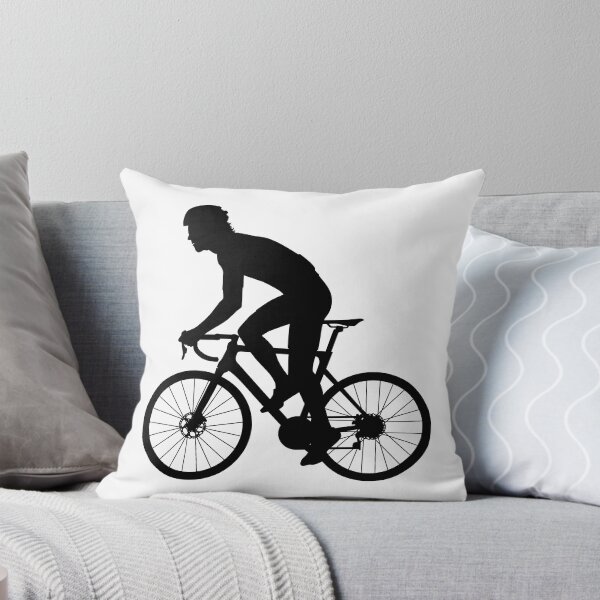 Item preview, Professional racing cyclist, sport cyclist riding a racing bike, triathlon street sport Aero road bike in motion.  designed and sold by Marcin Adrian.