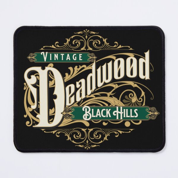 Item preview, Cool Vintage Western Deadwood South Dakota designed and sold by CattlettArt.