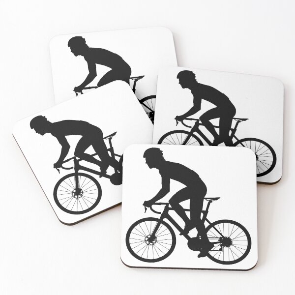 Item preview, Professional racing cyclist, sport cyclist riding a racing bike, triathlon street sport Aero road bike in motion.  designed and sold by Marcin Adrian.
