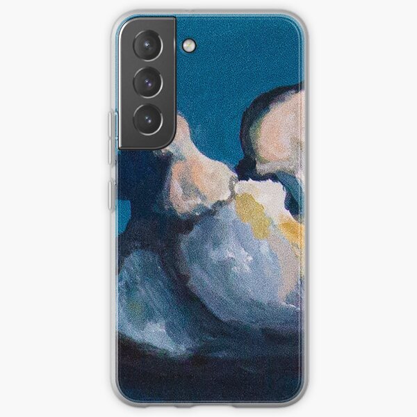 Stormy clouds in the sky in gouache Samsung Galaxy Soft Case