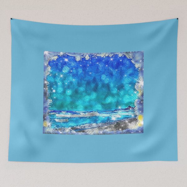 Item preview, Starry Starry Beach designed and sold by EloiseArt.