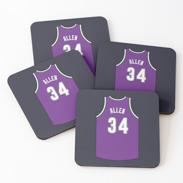 Item preview, Ray Allen Milwaukee Jersey Purple Qiangy designed and sold by qiangdade.
