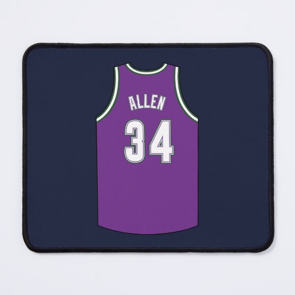 Item preview, Ray Allen Milwaukee Jersey Purple Qiangy designed and sold by qiangdade.