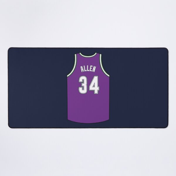 Item preview, Ray Allen Milwaukee Jersey Purple Qiangy designed and sold by qiangdade.