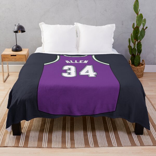Item preview, Ray Allen Milwaukee Jersey Purple Qiangy designed and sold by qiangdade.