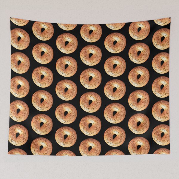 Item preview, Toasted Everything Bagel - Jewish Food Design designed and sold by JoBella-Designs.