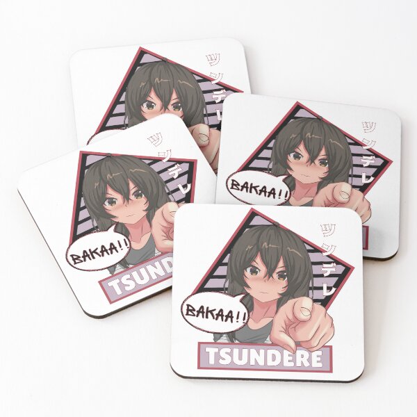 Item preview, Brunette Anime Girl | Angry Tsundere designed and sold by BBMarioni.
