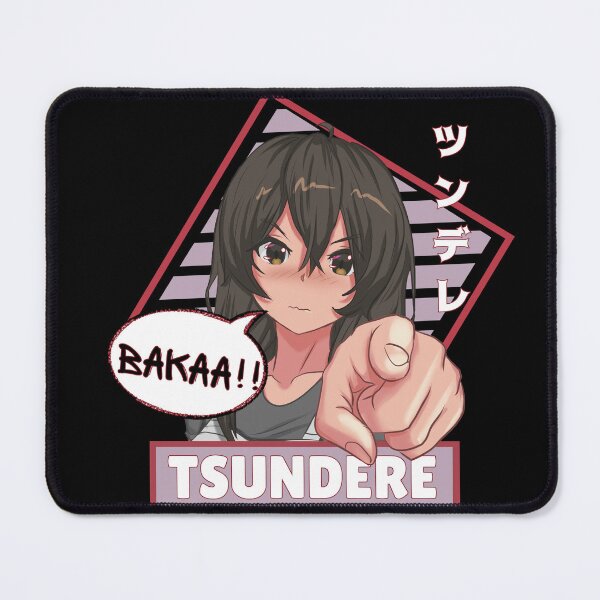 Item preview, Brunette Anime Girl | Angry Tsundere designed and sold by BBMarioni.