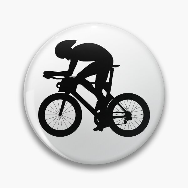 Item preview, Professional racing cyclist, sport cyclist riding a racing bike, triathlon street sport Aero road bike in motion.  designed and sold by Marcin Adrian.