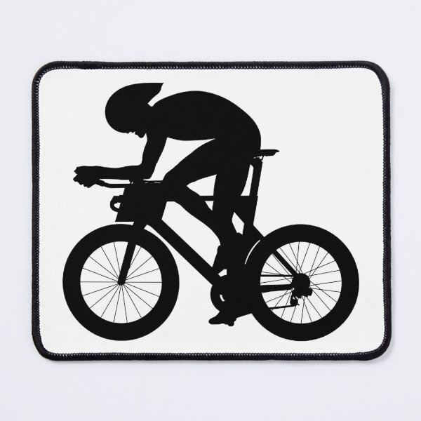 Item preview, Professional racing cyclist, sport cyclist riding a racing bike, triathlon street sport Aero road bike in motion.  designed and sold by Marcin Adrian.