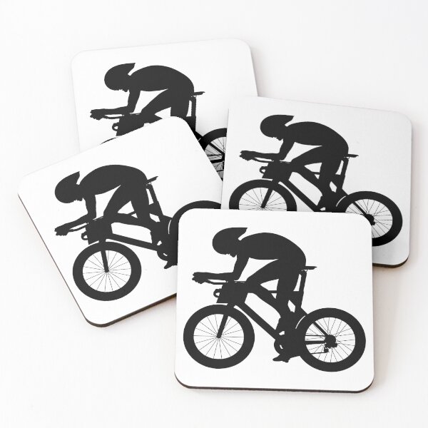 Item preview, Professional racing cyclist, sport cyclist riding a racing bike, triathlon street sport Aero road bike in motion.  designed and sold by Marcin Adrian.