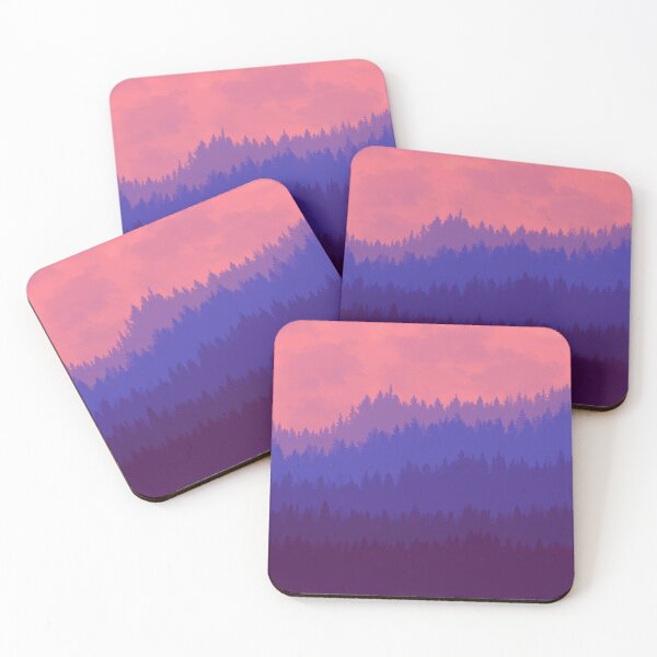 Item preview, Sunset Silhouette - Pink Plum -  designed and sold by Xernition.