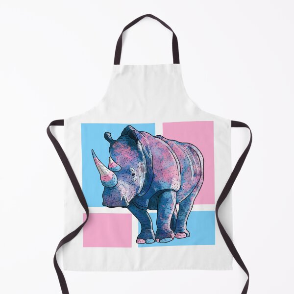 Item preview, Transgender Rhino Trans Pride Rhinoceros designed and sold by kylepeterart.