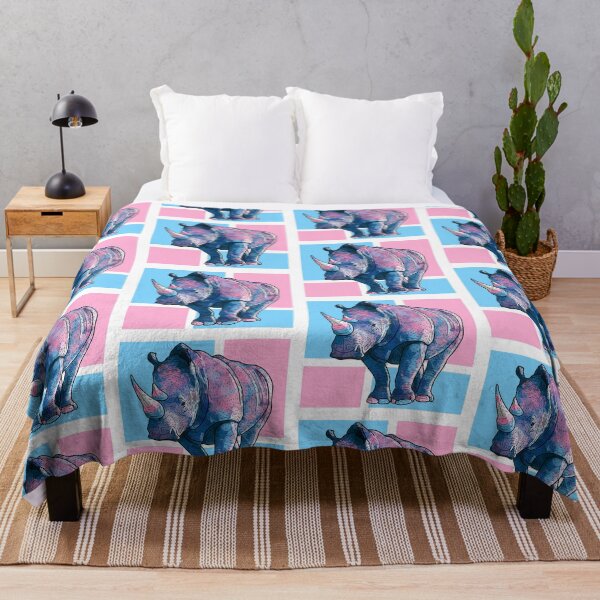 Item preview, Transgender Rhino Trans Pride Rhinoceros   designed and sold by kylepeterart.