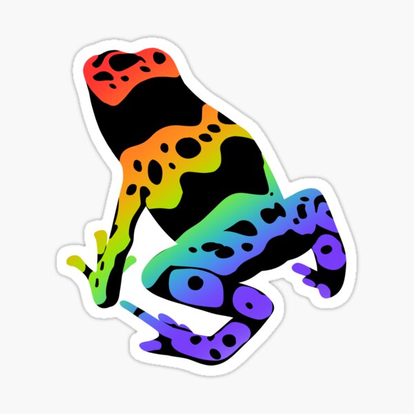 Item preview, Rainbow Pride Frog designed and sold by VanHollowStudio.