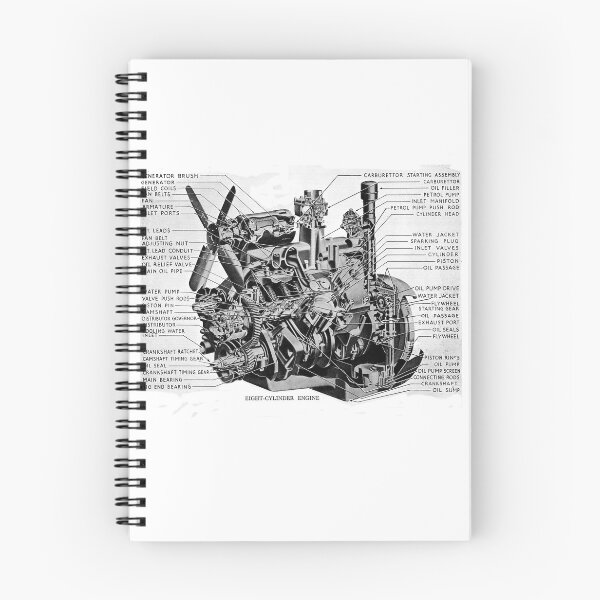Item preview, eight cylinder engine. 1950 designed and sold by richandpure.