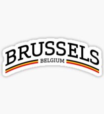 Brussels Belgium Sticker