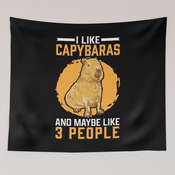 Item preview, I like capybara south american capybara designed and sold by madgrfx.