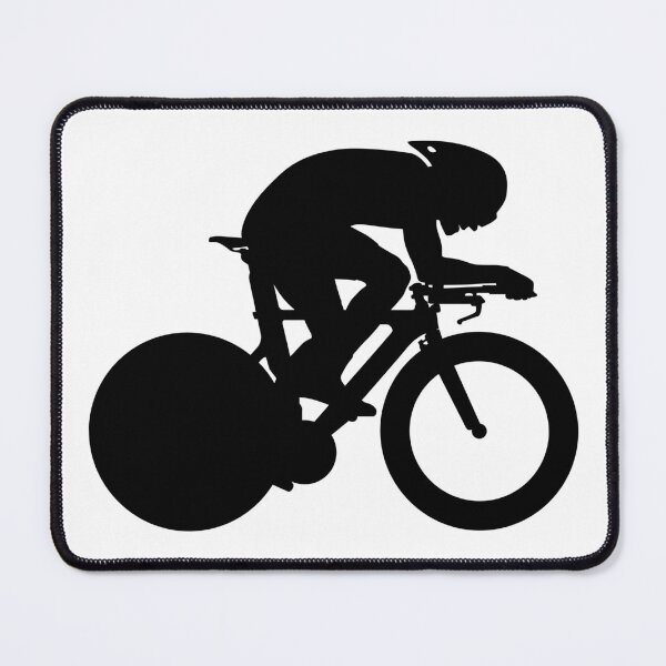 Item preview, Professional racing cyclist, sport cyclist riding a racing bike, triathlon street sport Aero road bike in motion.  designed and sold by Marcin Adrian.