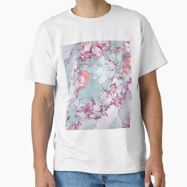Marble Art V13 #redbubble #pattern #home #tech #lifestyle Classic T-Shirt