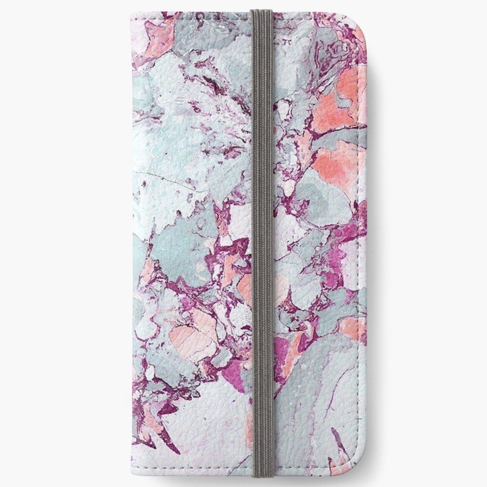 Marble Art V13 #redbubble #pattern #home #tech #lifestyle iPhone Wallet